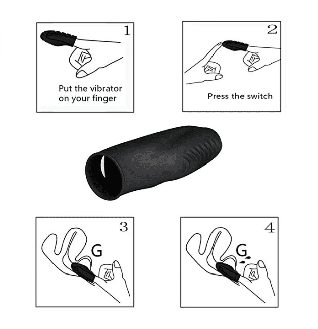 Máy massage ngón tay Pretty Love cao cấp kích thích quên lối