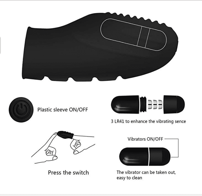 Máy massage ngón tay Pretty Love cao cấp kích thích quên lối