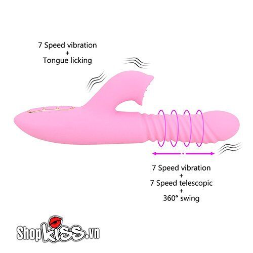 Máy massage điểm G Dibe đa năng rung liếm sưởi ấm kích thích khoái cảm