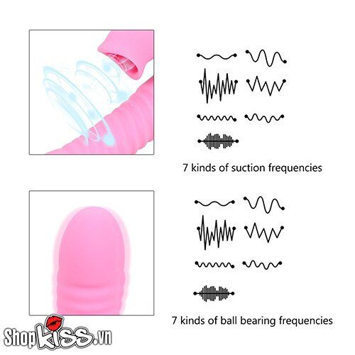 Máy massage điểm G Dibe đa năng rung liếm sưởi ấm kích thích khoái cảm