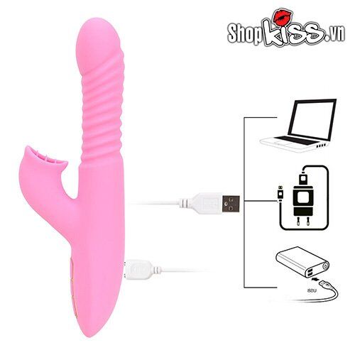 Máy massage điểm G Dibe đa năng rung liếm sưởi ấm kích thích khoái cảm