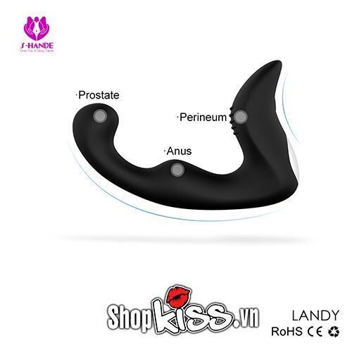 Máy massage hậu môn tuyến tiền liệt điều khiển từ xa LANDY rung mạnh
