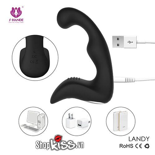 Máy massage hậu môn tuyến tiền liệt điều khiển từ xa LANDY rung mạnh