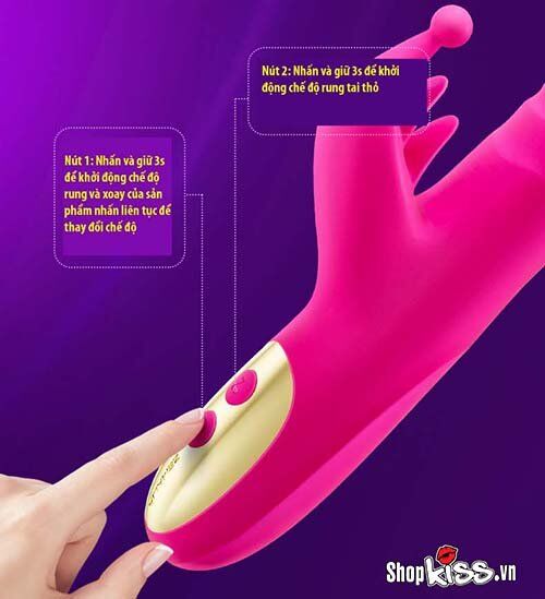 Máy mát xa Avakom Zemalia Criss bi xoay kích thích cực mạnh