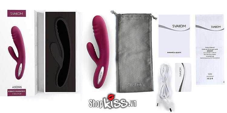 Máy mát xa điểm G Svakom Adonis sưởi ấm chính hãng giá tốt