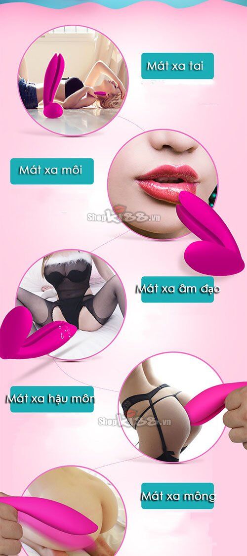 Máy mát xa Leten Rabit điểm G tai thỏ siêu kích thích