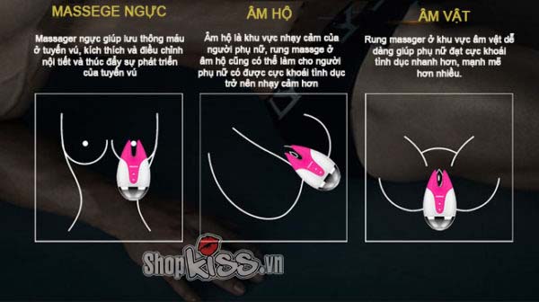 Máy mát xa nhũ hoa Nalone Fifi 2 rung mạnh sành điệu