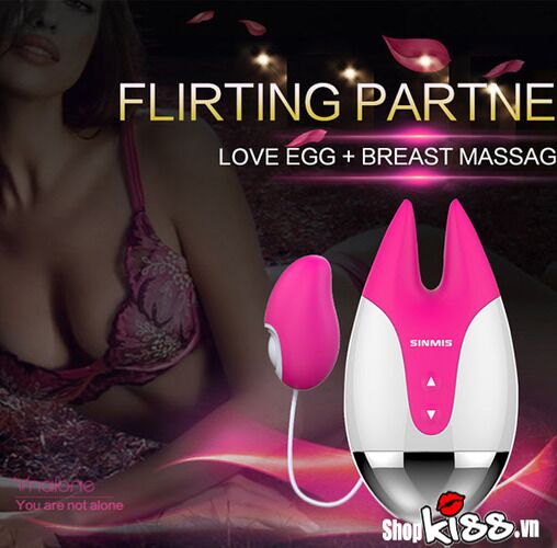 Máy mát xa nhũ hoa Nalone Fifi 2 rung mạnh sành điệu