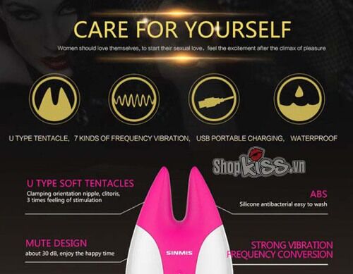 Máy mát xa nhũ hoa Nalone Fifi 2 rung mạnh sành điệu