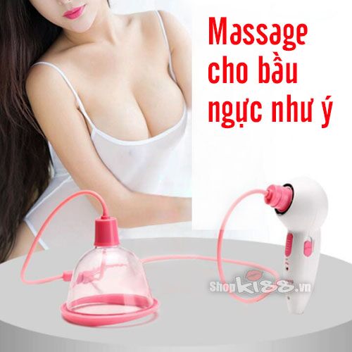 Dụng cụ mát xa nâng ngực cầm tay hút chân không hiệu quả giá tốt