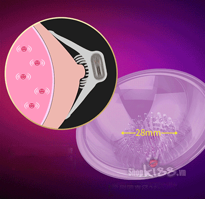 Máy mát xa ngực Mmimi Leten rung kích thích phát triển 6 chế độ