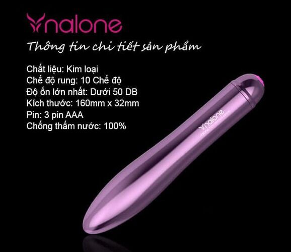 Máy rung Nalone Amore hợp kim đỉnh cao sục sôi cảm giác
