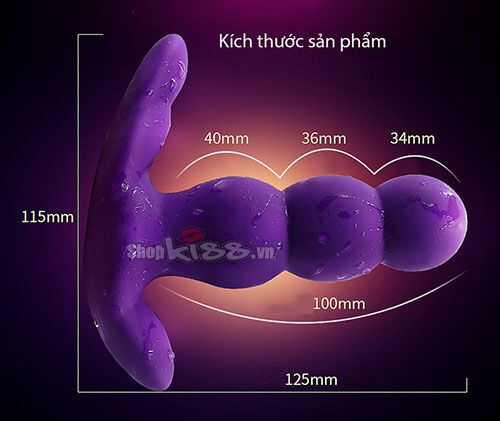Cây Xoắn Bi Rung Ngoáy Điểm G Nalone Pearl Điều Khiển Xa