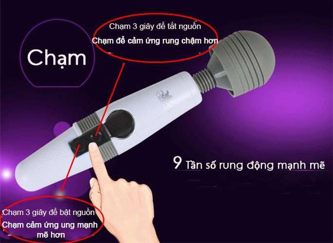 Chày rung Louge mạnh mẽ cảm ứng LCD cải tiến mua ngay
