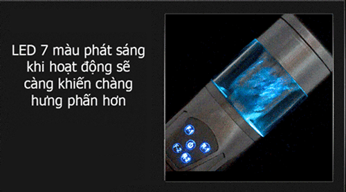 Máy massage tăng khoái cảm 28 chế độ Flashing Lover siêu bền