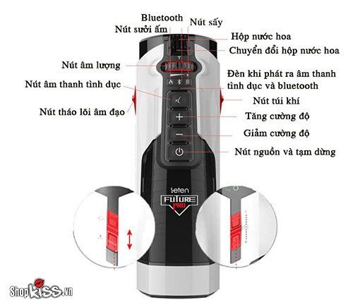 Máy thủ dâm Leten Future Pro tự động siêu bền kích thích mạnh