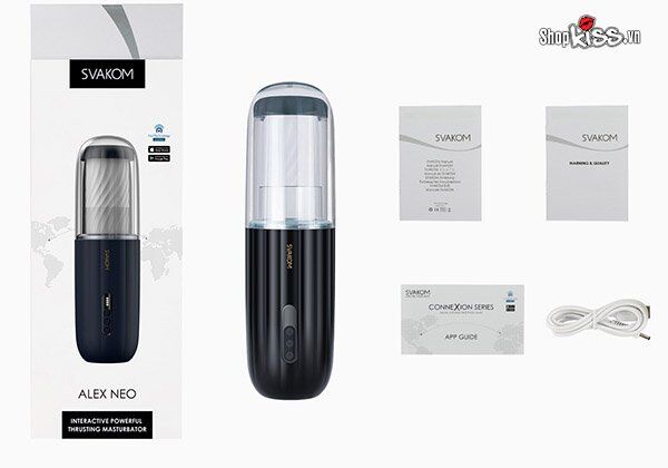 Máy Thủ Dâm Nam Svakom Alex Neo App Điều Khiển Từ Xa