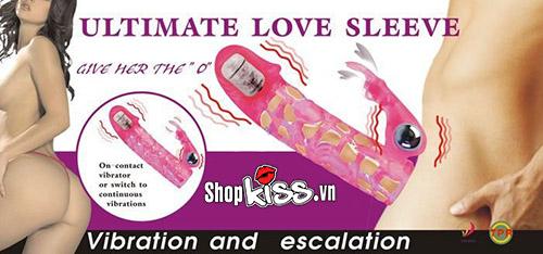 Bao đôn lưới tai thỏ rung kép tăng khoái cảm hút khách