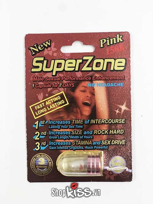  Địa chỉ bán Cường dương kéo dài thời gian SuperZone 1 viên 7 ngày có tốt không?