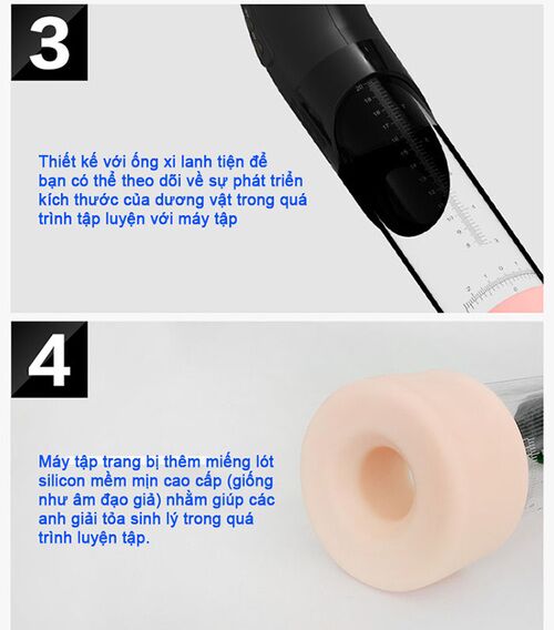 Máy tập cường dương Bigman chất lượng tốt tăng kích thước hiệu quả