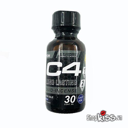 Popper C4 Long Lasting 30ml Chính Hãng Thơm Phê Đỉnh Cao