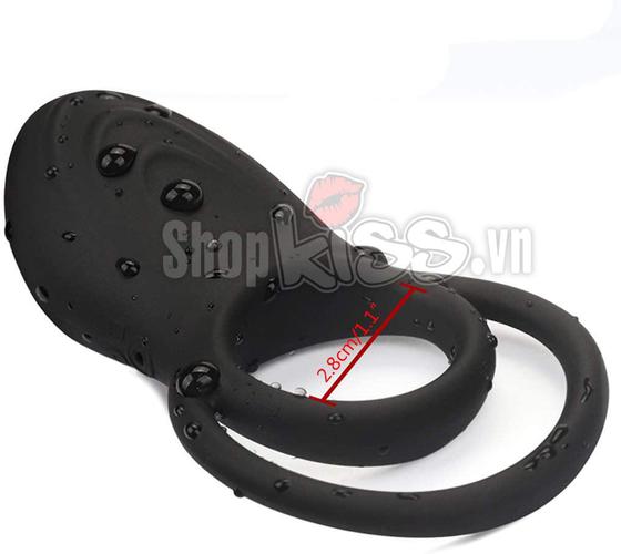 Vòng đeo dương vật rung JEUSN silicone cao cấp kích thích mạnh mẽ