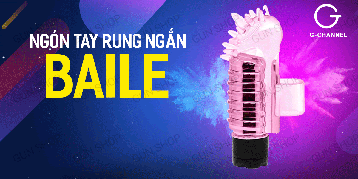 Ngón tay rung mạnh Baile pin trâu siêu bền tặng quà hấp dẫn