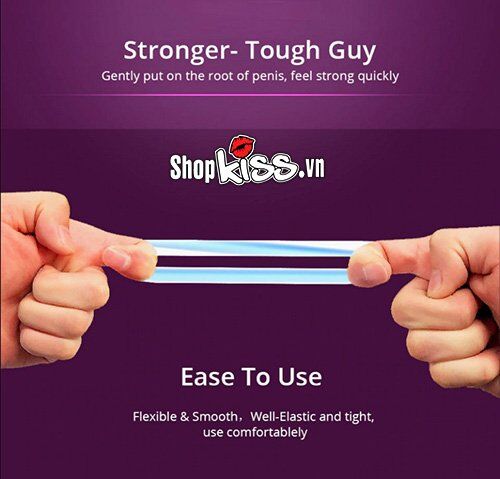 Nhẫn silicon Durex chống xuất tinh sớm tăng cường cứng rõ rệt