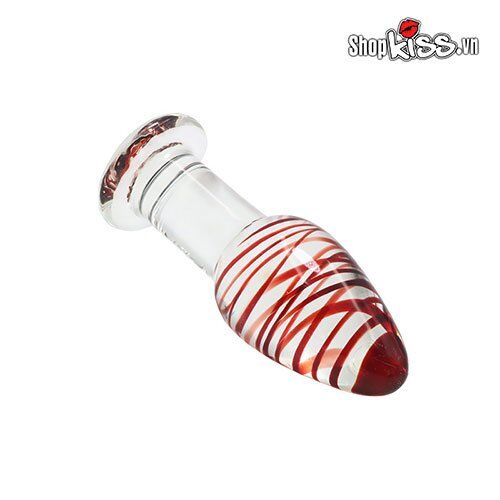 Phích cắm hậu môn thủy tinh gay cao cấp tiện lợi kích thích khoái cảm