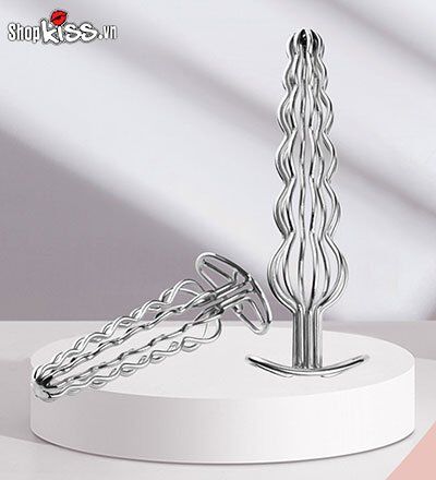 Phích cắm hậu môn thép không gỉ rỗng ruột kích thích mạnh
