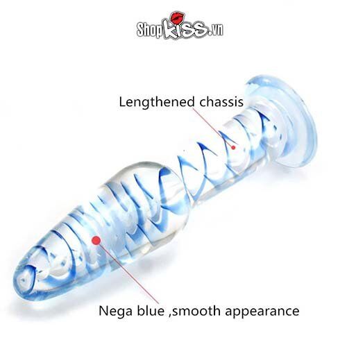 Phích cắm hậu môn thủy tinh cho Gay an toàn thoải mái hấp dẫn