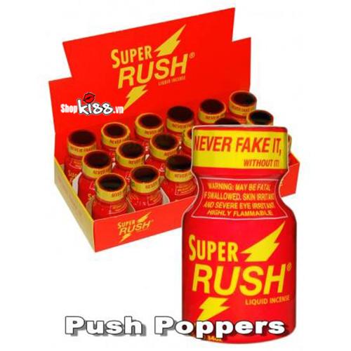 Cửa hàng bán Popper Super Rush Original Red 10ml chính hãng Mỹ USA PWD loại tốt