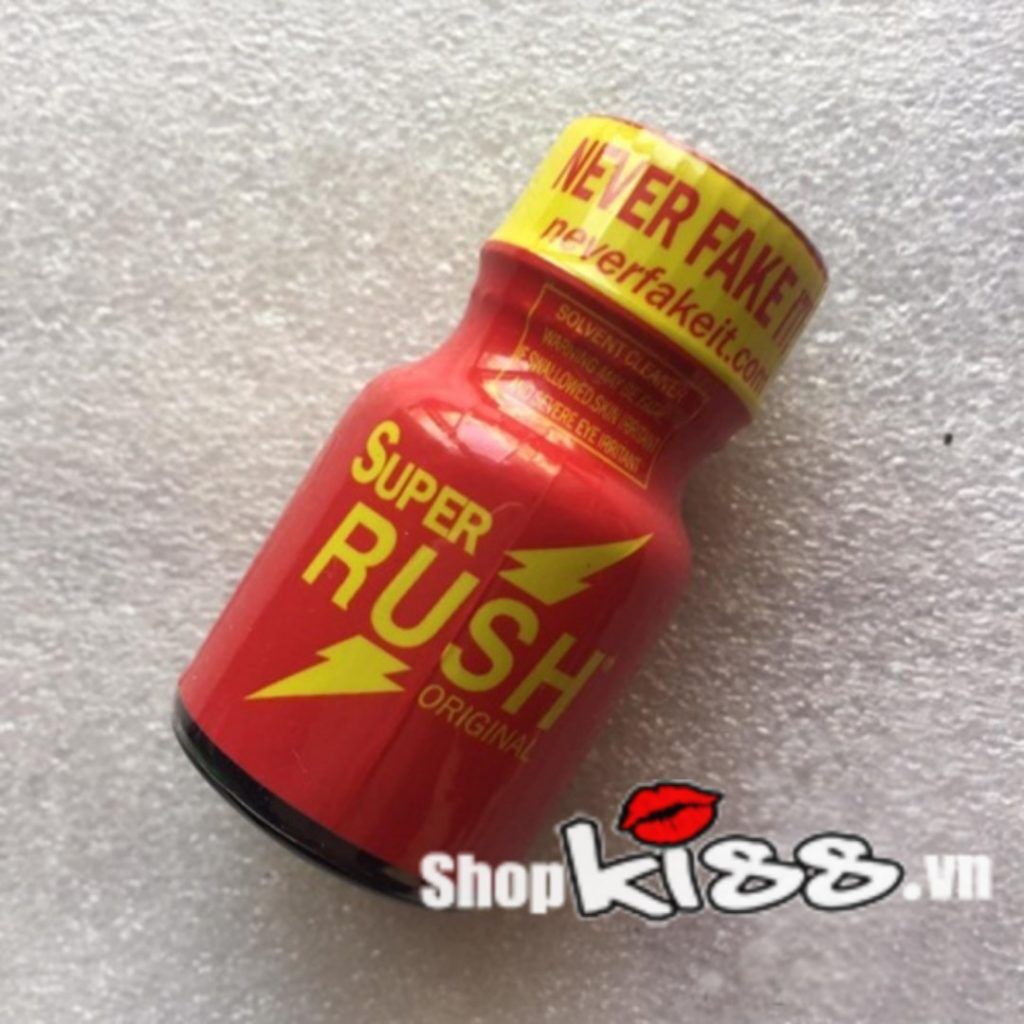 Cửa hàng bán Popper Super Rush Original Red 10ml chính hãng Mỹ USA PWD loại tốt