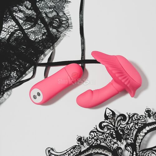 Quần lót rung gắn dương vật giả Prettylove DC38D chính hãng