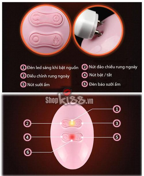 Mike Cock điều khiển từ xa rung ngoáy tỏa nhiệt cảm giác mới