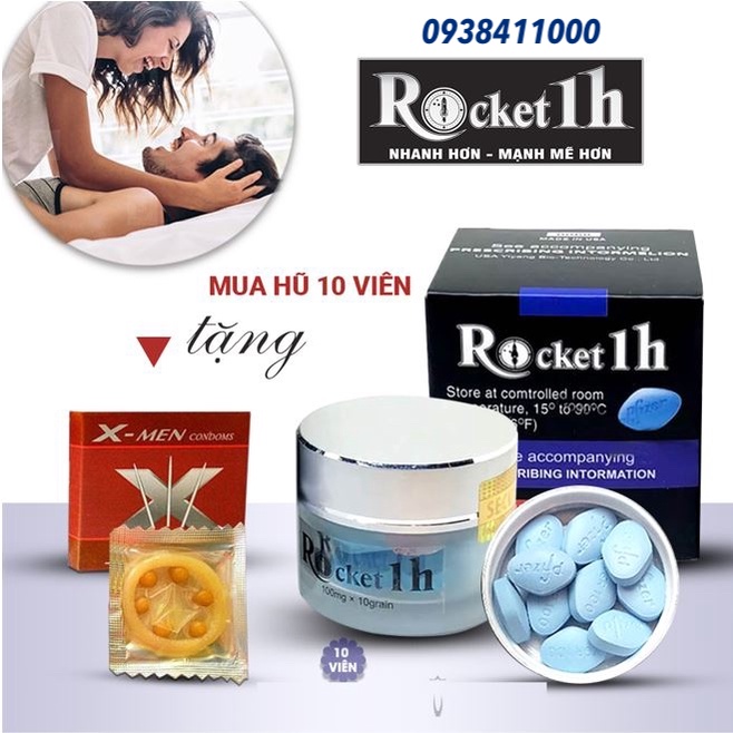 Viên uống Rocket 1h Mỹ chính hãng tăng cường sinh lý, kéo dài êm Viên uống Rocket 1h Mỹ chính hãng tăng cường sinh lý, kéo dài êm