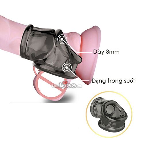 Khóa dương vật silicon bền bỉ tăng cường cương cứng lâu