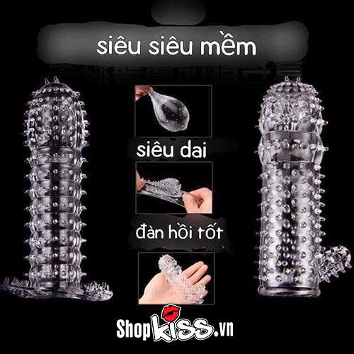 Combo bao đôn gai bi trong suốt 5 kiểu độc lạ tăng khoái cảm