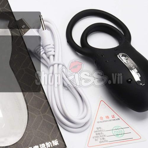 Vòng đeo dương vật rung JEUSN silicone cao cấp kích thích mạnh mẽ