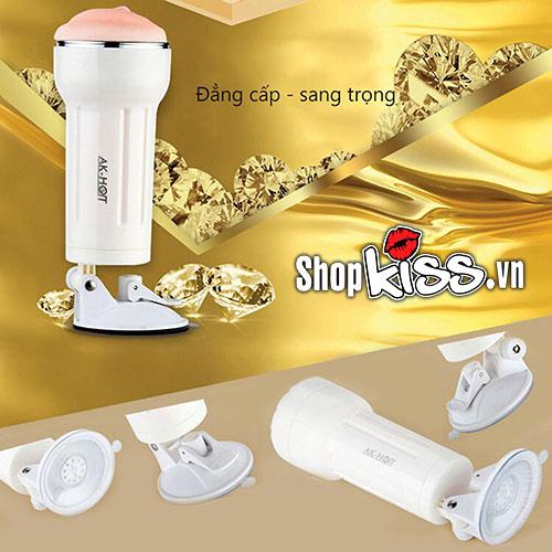 Âm đạo giả AK Hot gắn tường cao cấp rung mạnh giá tốt