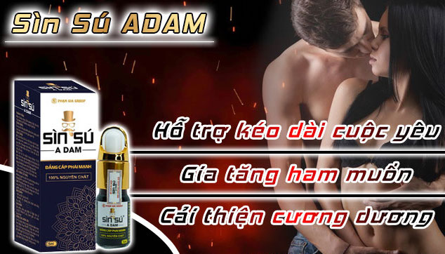 Cao Sìn Sú Adam Xịt 3ml Chính Hãng Ê Đê Tăng Cường Sinh Lý Nam