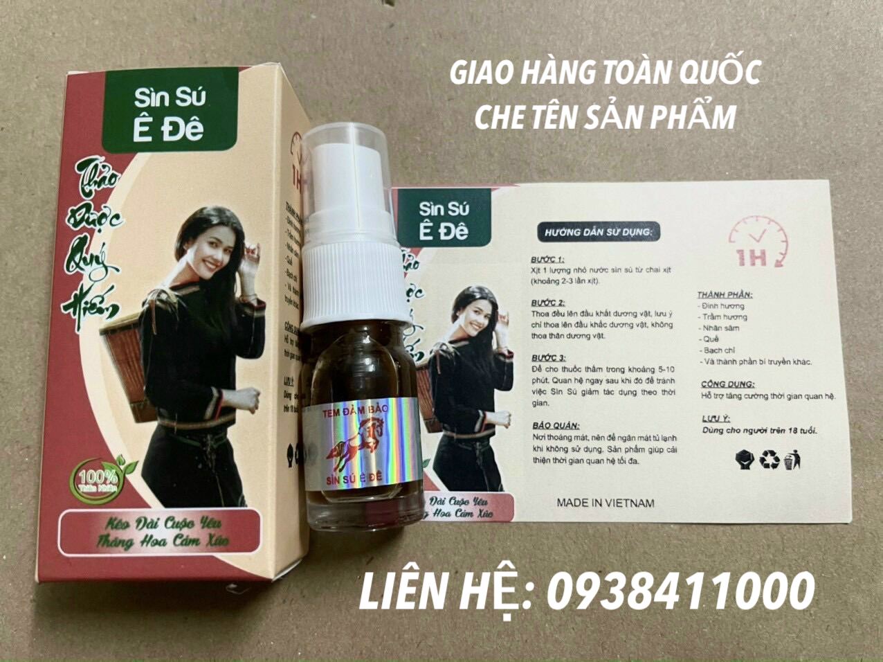 Sìn sú chai lớn Ê Đê chính hãng cao cấp kích thích mạnh mẽ