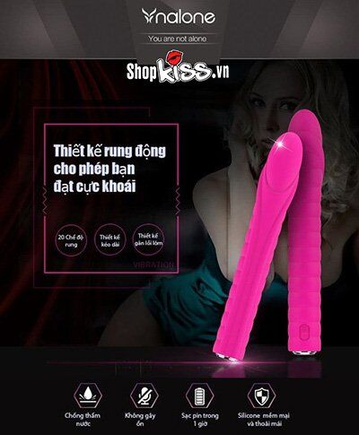 Thanh rung Nalone Dixie siêu điểm G đẳng cấp, kích thích cực đỉnh