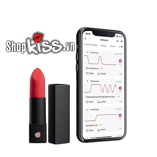 Thanh rung thỏi son Lovense Exomoon Kích thích mạnh mẽ Điều khiển từ xa