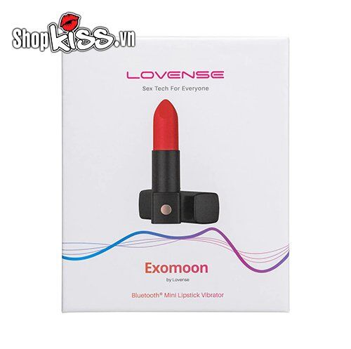 Thanh rung thỏi son Lovense Exomoon Kích thích mạnh mẽ Điều khiển từ xa