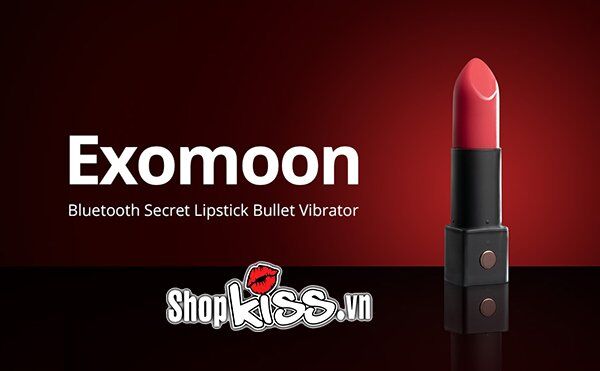 Thanh rung thỏi son Lovense Exomoon Kích thích mạnh mẽ Điều khiển từ xa