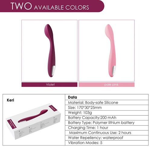 Cây rung Svakom Keri kích thích điểm G âm vật tăng khoái cảm