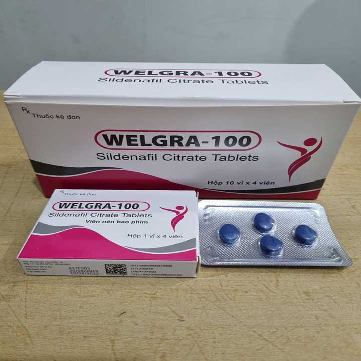 Welgra 100mg Ấn Độ - Tăng Cường Sinh Lý Nam Giới Tốt Nhất