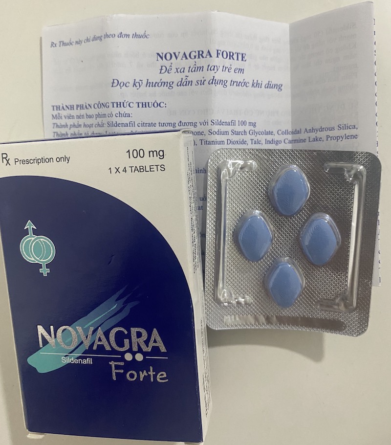 Novagra Forte 100mg Ấn Độ tăng cường sinh lý mạnh mẽ chống xuất tinh sớm
