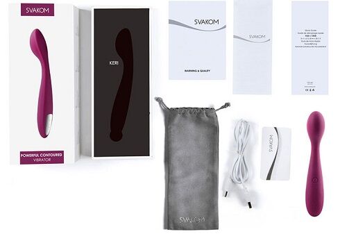 Cây rung Svakom Keri kích thích điểm G âm vật tăng khoái cảm